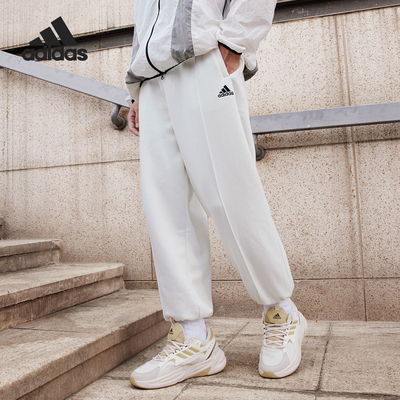 Adidas/阿迪达斯官方正品V TACK FL PT男女加绒束脚运动裤JM9120