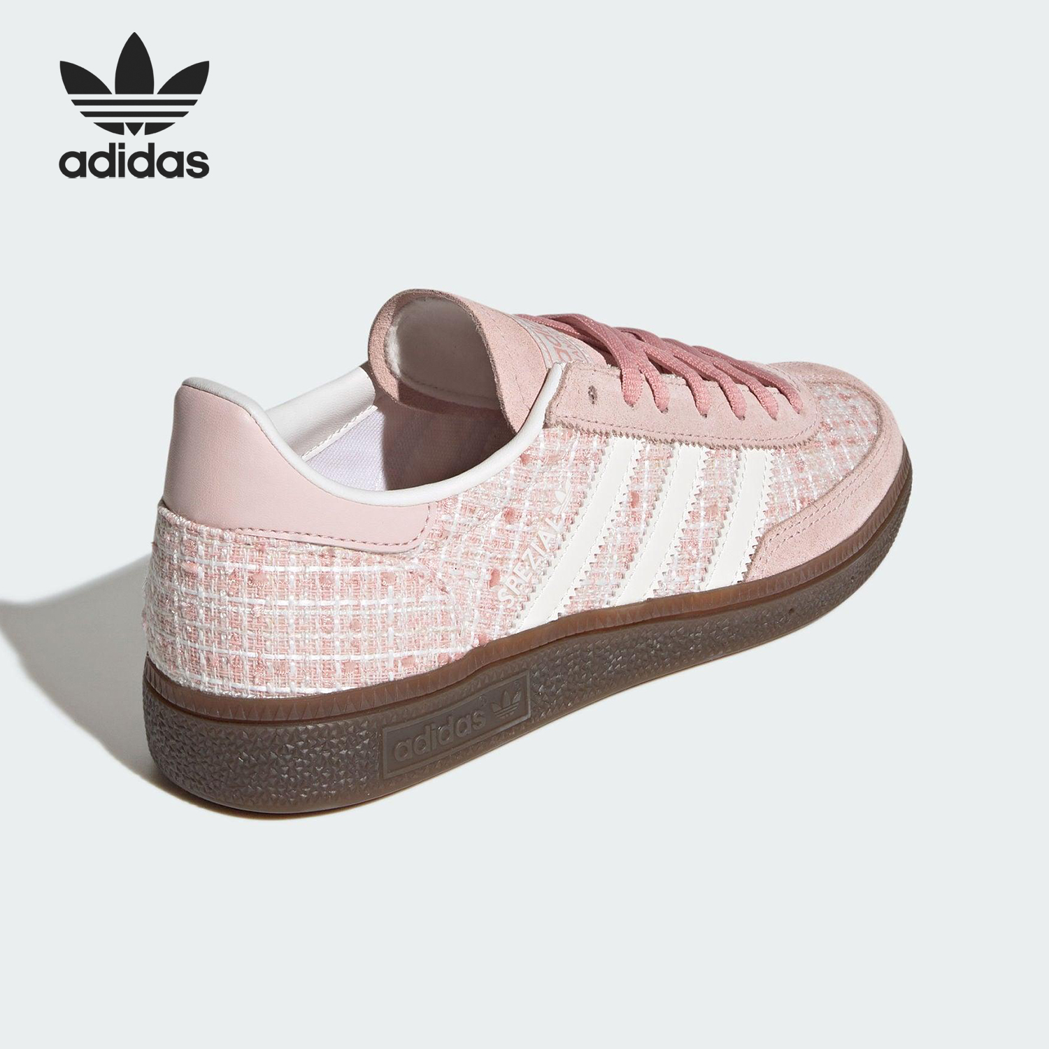 Adidas/阿迪达斯官方正品三叶草女士低帮系带运动耐磨板鞋JR4503