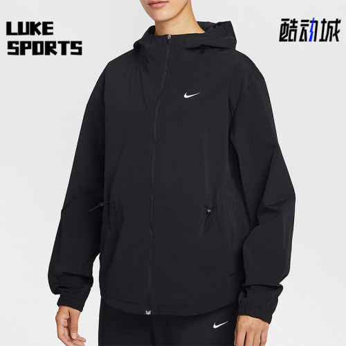 Nike/耐克正品春秋女士运动连帽简约宽松休闲夹克外套IF1167-010
