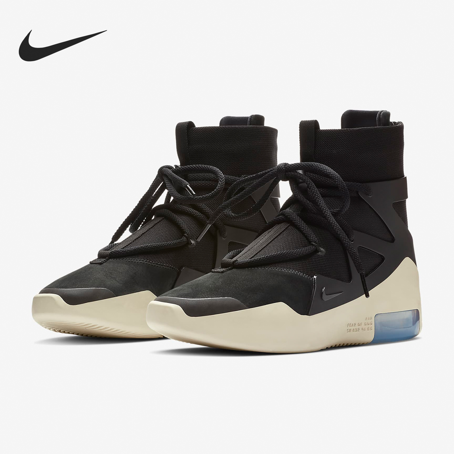 Nike/耐克正品Air Fear of God 1男士高帮篮球鞋AR4237-001
