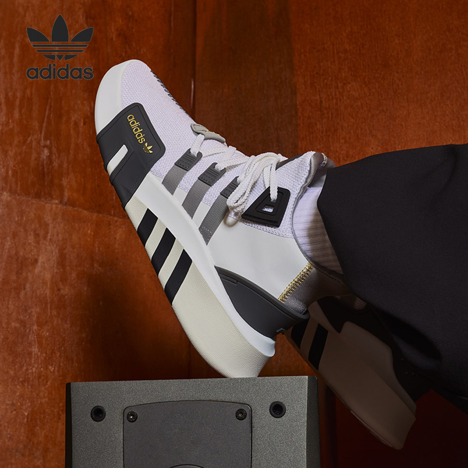 Adidas/阿迪达斯正品三叶草男女经典篮球风运动休闲鞋JI4274