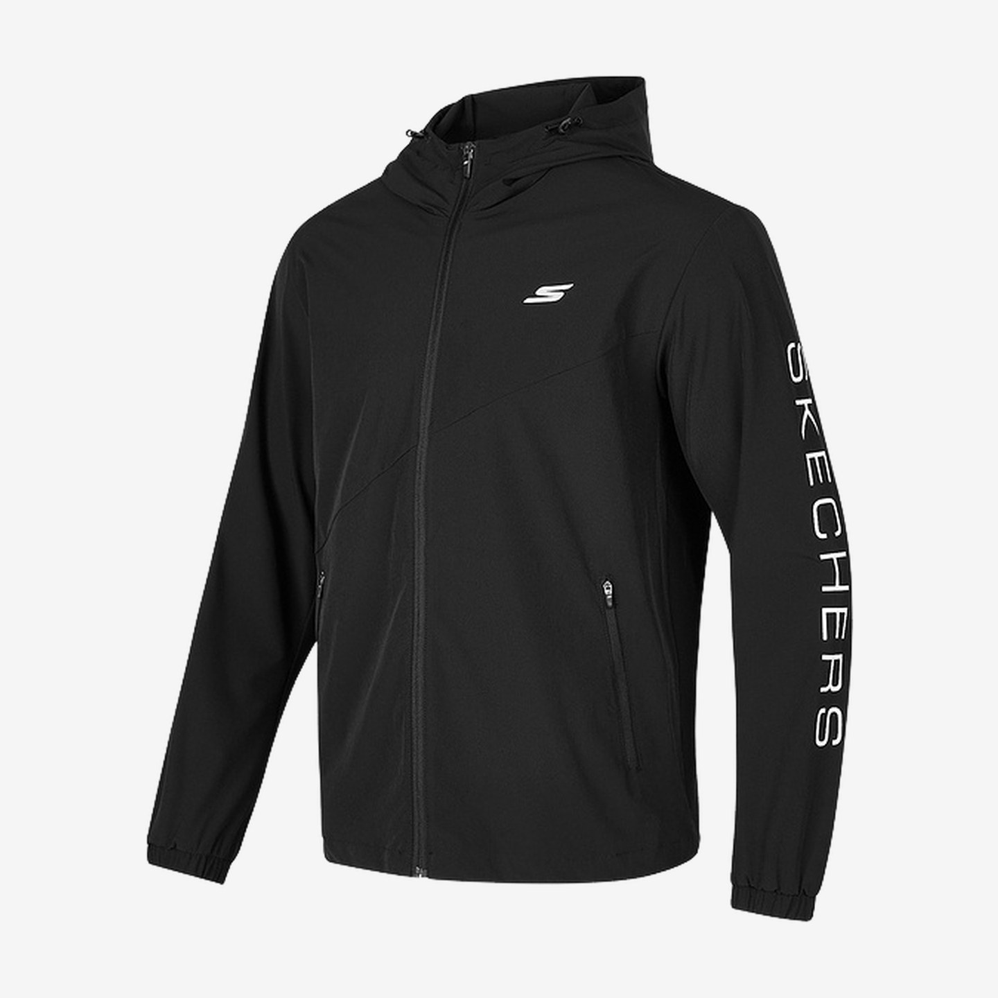 Skechers斯凯奇正品运动系列男柔软吸湿夹克P423M090-0018