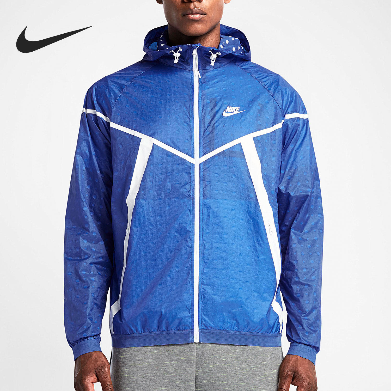 Nike/耐克正品夏季新款男子休闲运动训练透气外套 642967-480
