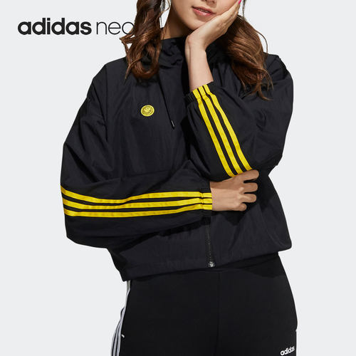 Adidas/阿迪达斯正品 W CSMLY WB 女子舒适运动夹克 HE7953