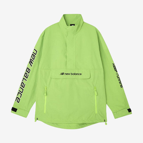 New Balance新百伦正品生活休闲男半拉链工装夹克AMJ03321-LOC
