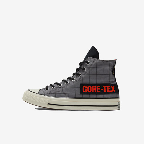 Converse匡威 新款机能GORE-TEX防水格子高帮休闲帆布鞋 171444C