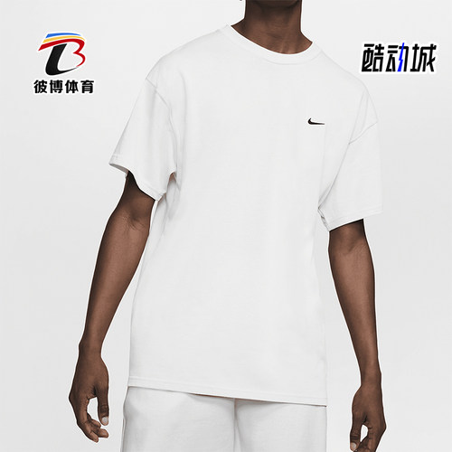 Nike/耐克正品夏季新款男士针织简约户外运动短袖DA0321-100