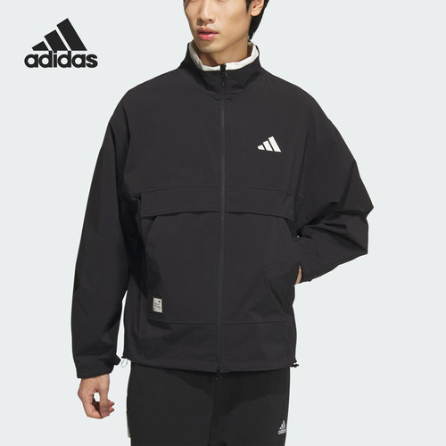 Adidas/阿迪达斯官方正品当季新款男士拒水防泼拉链外套JM3406
