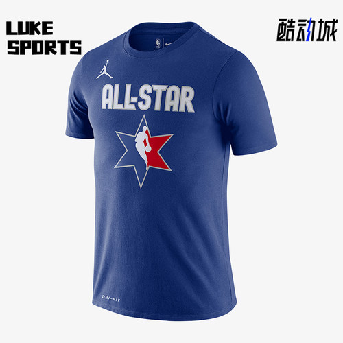 Nike/耐克正品JORDAN男士透气运动篮球印花短袖BV9193-495
