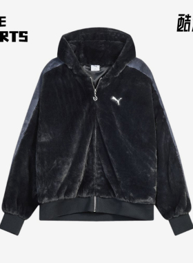 Puma/彪马正品RACEAHEAD新款男女黑色休闲经典夹克外套636081-01