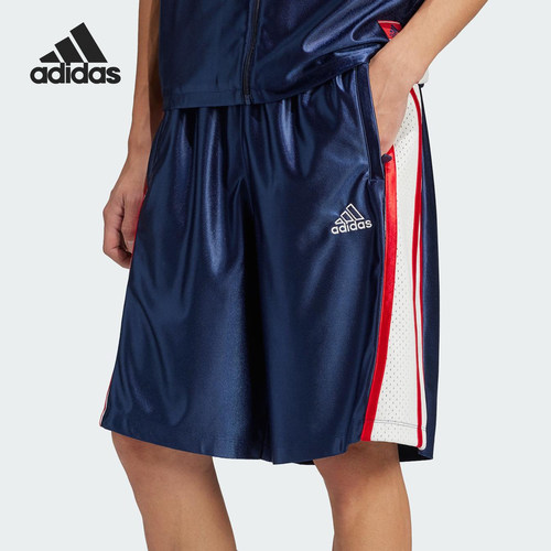 Adidas/阿迪达斯官方正品夏季新款男士梭织休闲运动短裤JD5408