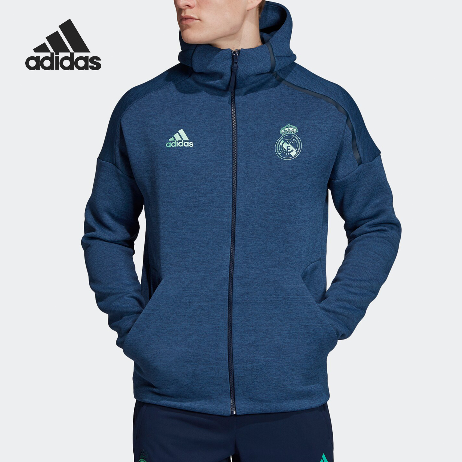 Adidas/阿迪达斯正品REAL ZNE HD 3.0男子足球皇马夹克外套DX8699