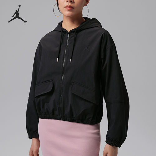 Nike/耐克正品JORDAN女士轻盈梭织运动防晒外套IF1178-010