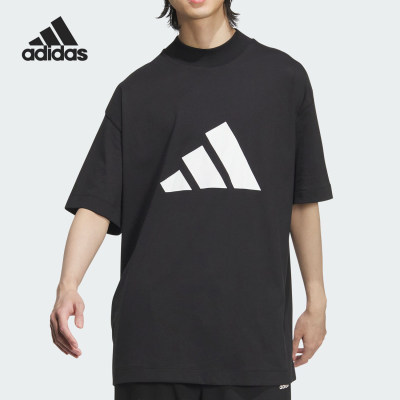 Adidas/阿迪达斯官方正品时尚男女复古圆领套头运动短袖T恤JN4856