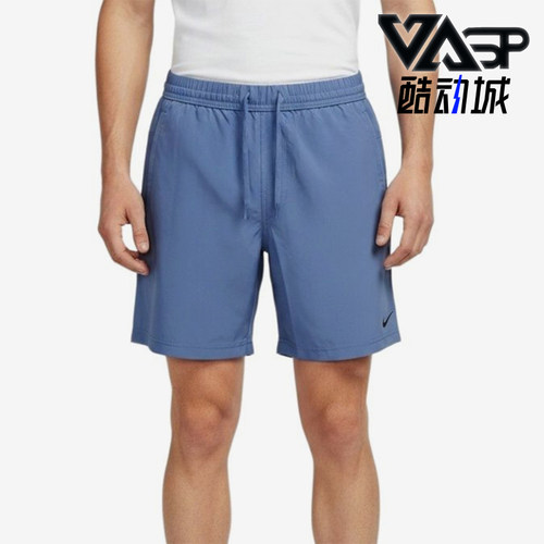 Nike/耐克正品男士经典运动LOGO图案系带休闲短裤DV9858-459