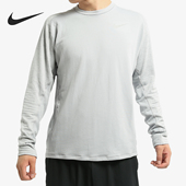 耐克正品 2025男士 训练运动圆领透气长袖 Nike T恤857828 012