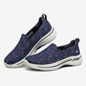 斯凯奇正品 Fit Skechers Walk Arch 女子一脚蹬轻便运动鞋