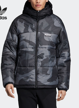 Adidas/阿迪达斯正品冬季新款三叶草男子休闲运动棉服ED7183