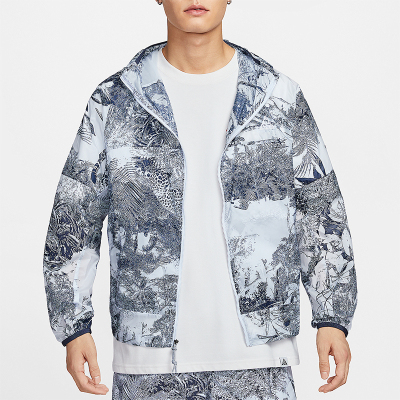 Nike/耐克正品Cinder Cone男士宽松拉链时尚印花外套HJ2886-085