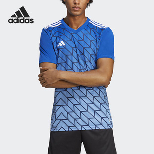 ICON Adidas 阿迪達斯官方正品 TEAM T恤HR2632 23男子足球運動短袖