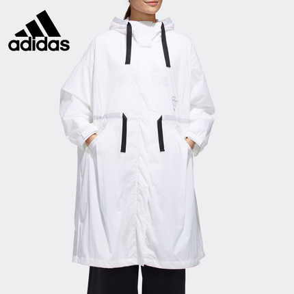 Adidas/阿迪达斯正品当季新款女子连帽运动休闲轻便外套 GF0119