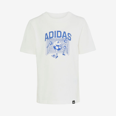 Adidas/阿迪达斯正品字母印花足球图案圆领经典休闲短袖T恤KA2962