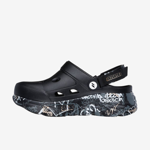 Skechers斯凯奇正品FOAMIES女舒适百搭出行洞洞鞋111659-BKMT