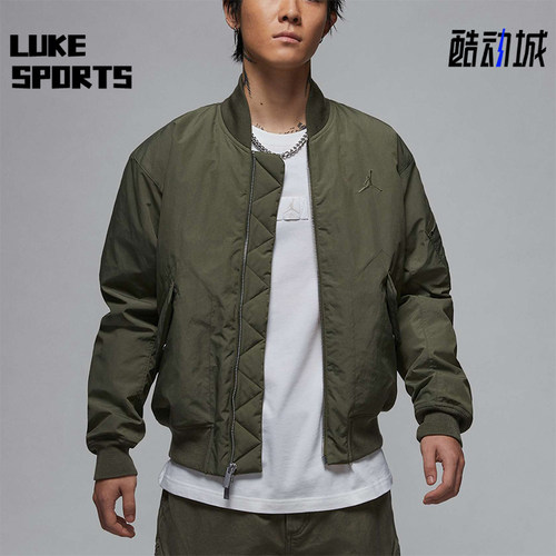 耐克男士复古拉链夹克外套