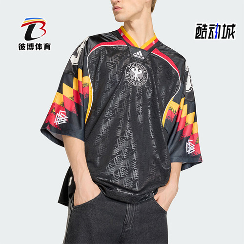 Adidas/阿迪达斯正品三叶草男士运动针织休闲球衣短袖T恤KD5980