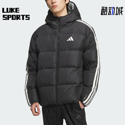 Adidas/阿迪达斯正品2025冬季男士运动双面穿保暖羽绒服KC2490