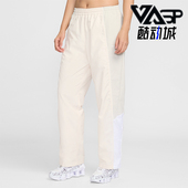 Nike 103 IF0219 耐克正品 Sportswear女士运动中腰拼接刺绣长裤