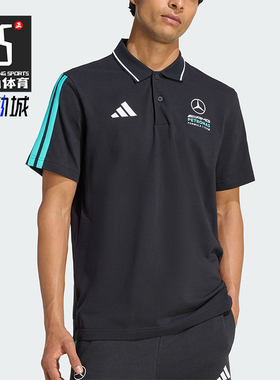 Adidas/阿迪达斯正品梅赛德斯AMG马石油F1车队经典男士T恤KE8165