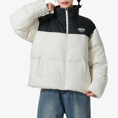 Skechers斯凯奇正品面包款男女立领长袖羽绒服P424W231-052S