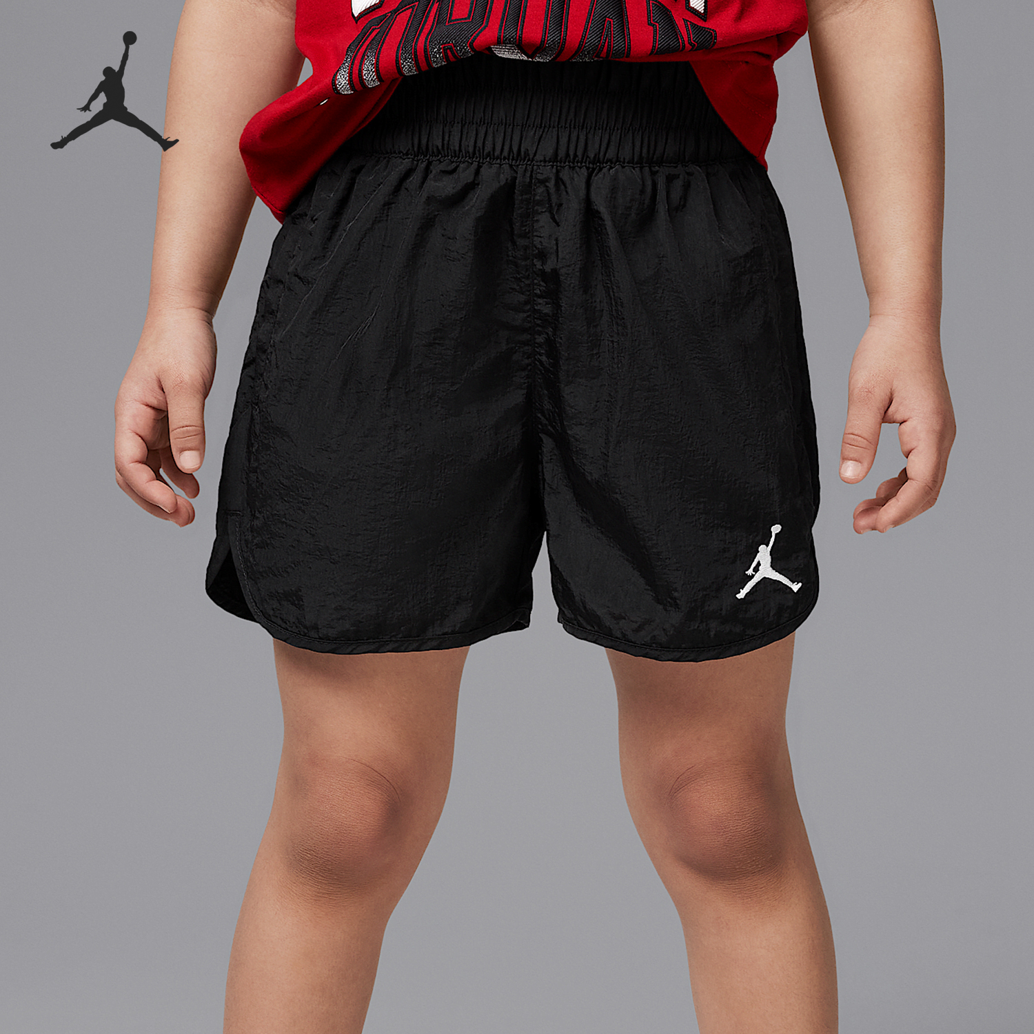 Nike/耐克正品2025 JORDAN小童梭织休闲运动短裤HJ2130-010