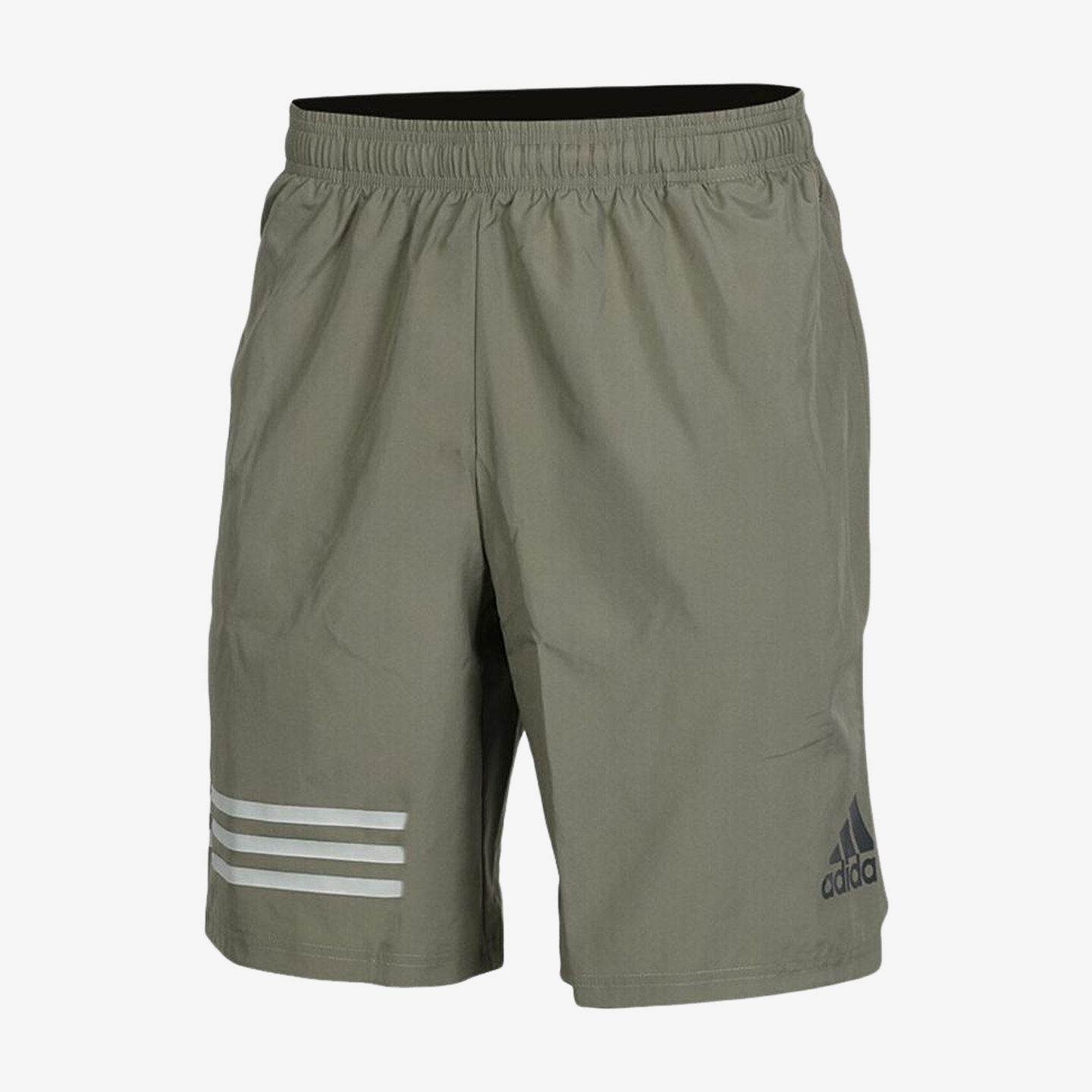 Adidas阿迪达斯正品男透气条纹系带五分运动中长裤/短裤DH0208