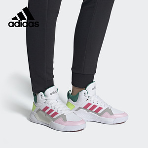 Adidas/阿迪达斯正品Neo女鞋 新款高帮运动鞋休闲鞋板鞋EG5703