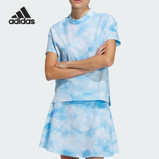 MOCK女士高尔夫运动短袖 Adidas IK9809 阿迪达斯正品