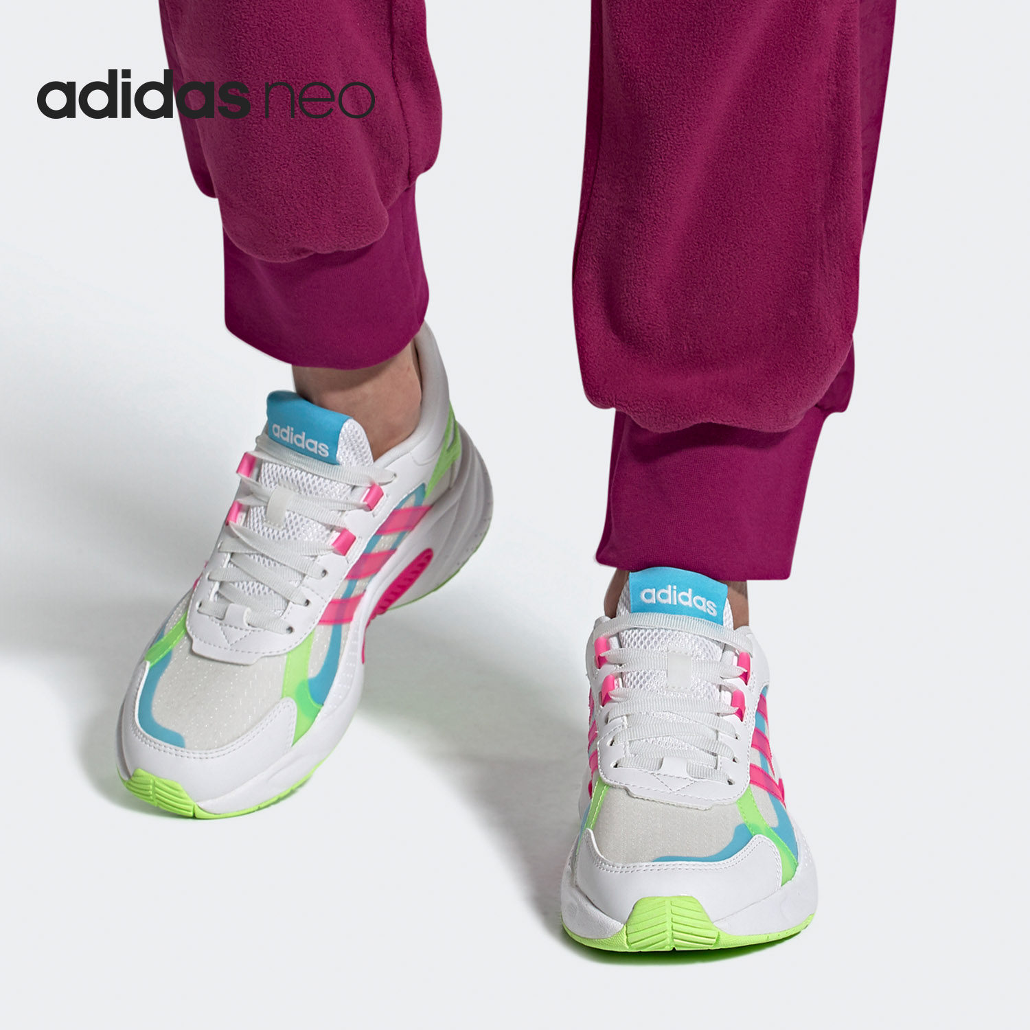 Adidas/阿迪达斯正品neo CRAZYCHAOS SHADOW女子休闲运动鞋FY5990