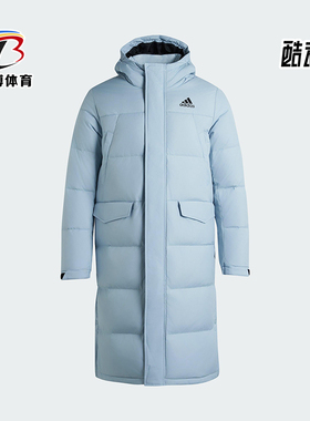 Adidas/阿迪达斯正品V L DOWN PARKA男士长款保暖羽绒服KF6747