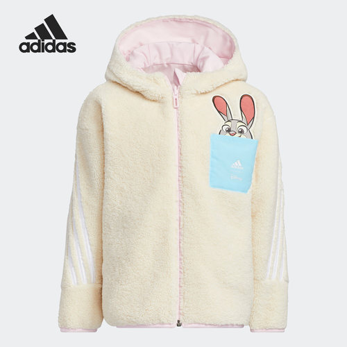 Adidas/阿迪达斯正品当季新款小童运动休闲双面穿外套IB7756