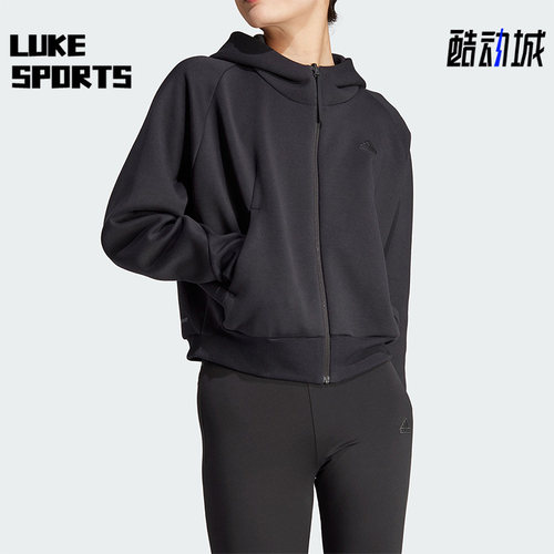 阿迪达斯正品女子夹克外套
