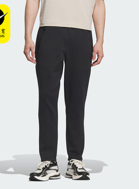 Adidas/阿迪达斯正品2025冬季款男士耐穿保暖运动针织长裤KF0645