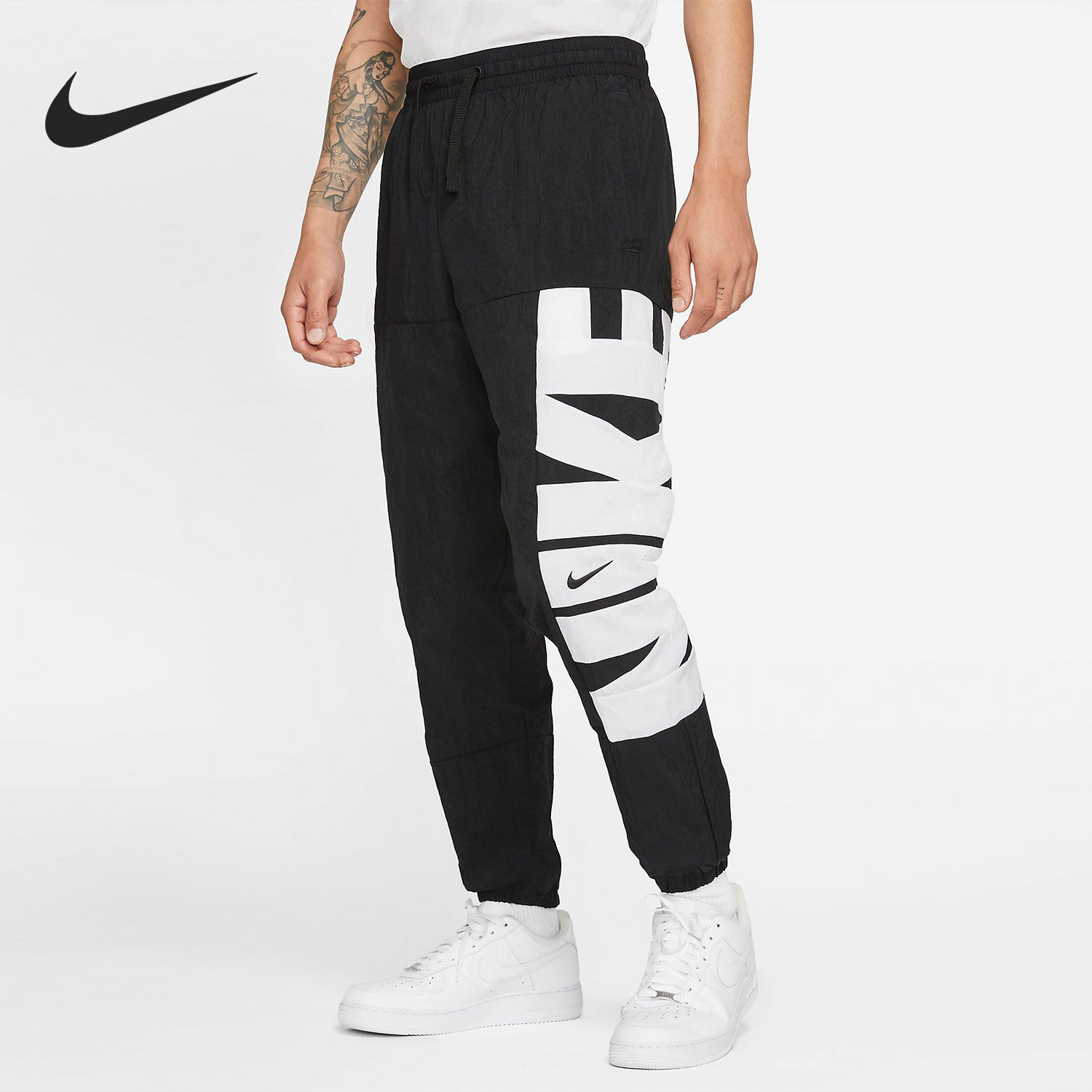 Nike/耐克正品男子梭织透气舒适运动休闲束口长裤 CW7352-010