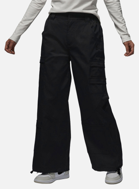 Nike/耐克正品JORDAN女士宽松工装运动阔腿直筒长裤FD7216-010