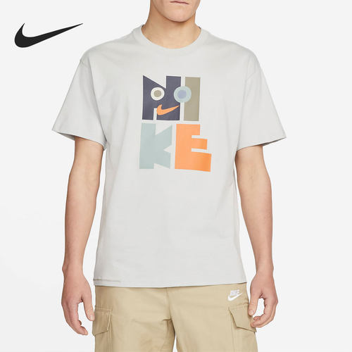 Nike/耐克正品新款男子宽松运动休闲柔软印花T恤 DR7835-097