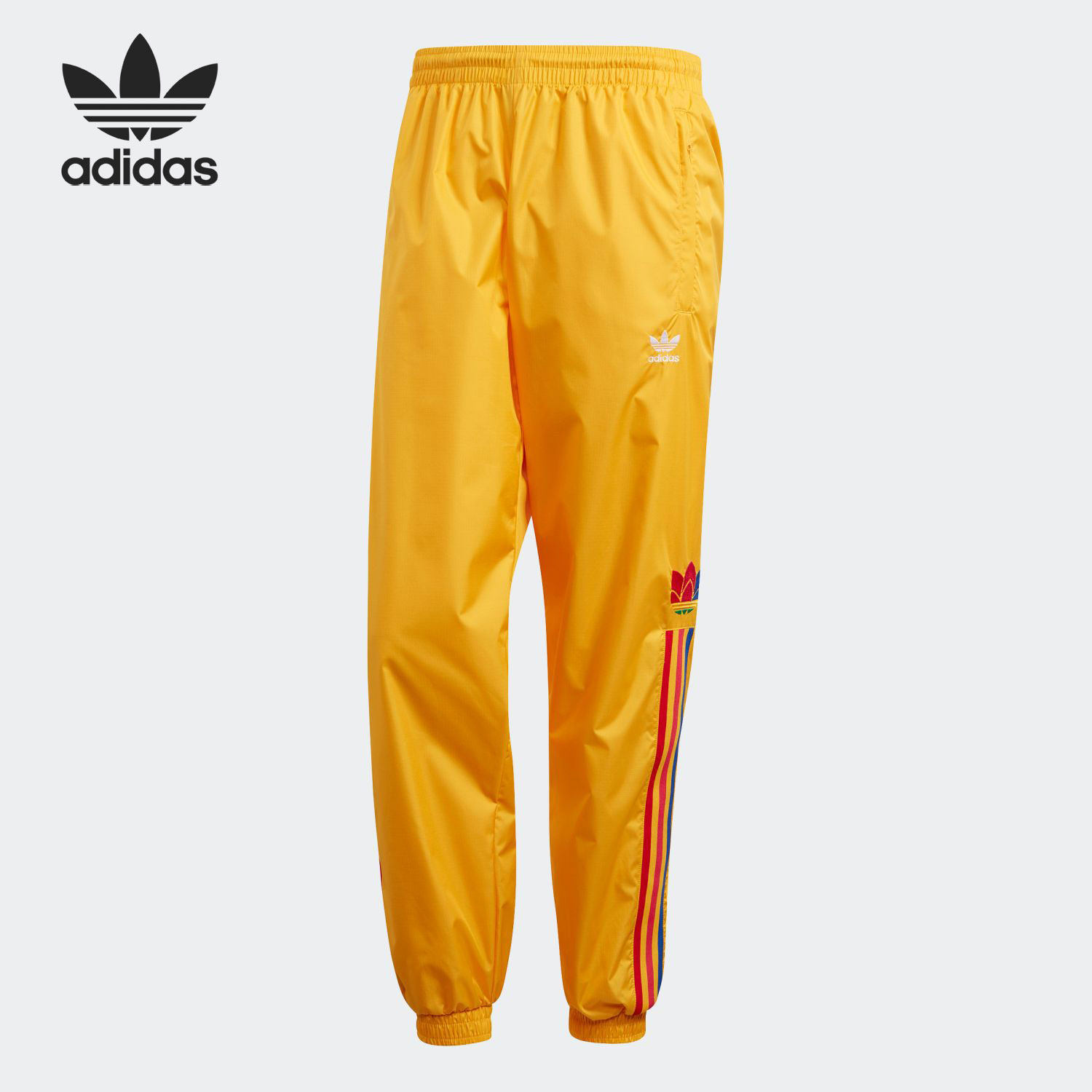 Adidas/阿迪达斯官方正品 STRP TP 三叶草男子休闲运动长裤GE0845