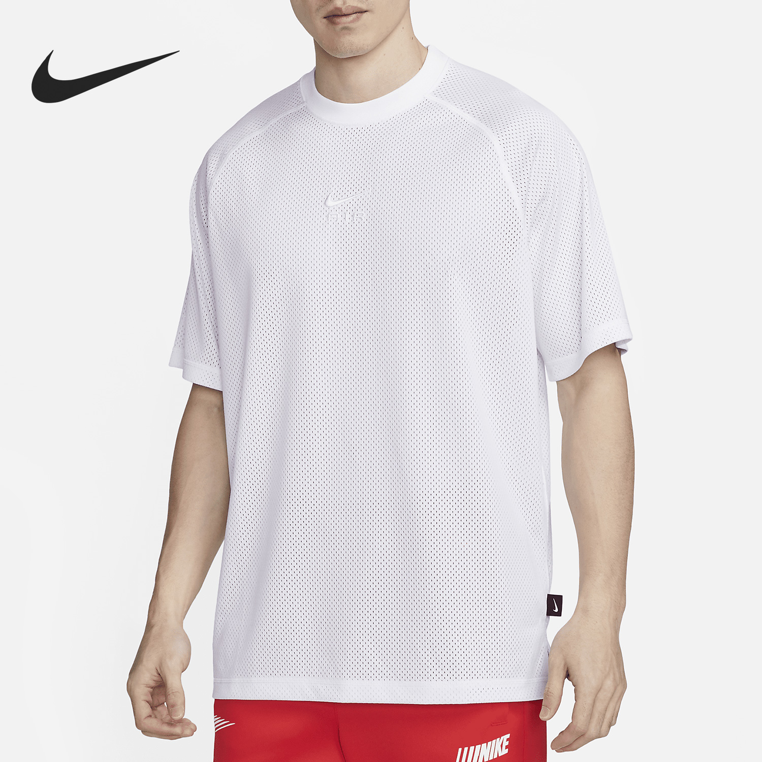 Nike/耐克正品2023夏季男子透气宽松运动短袖T恤DX0157-100