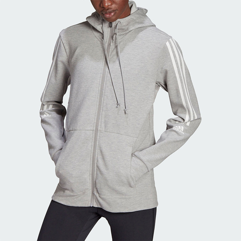 阿迪达斯女士针织外套