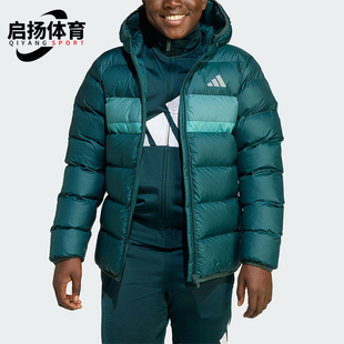 款 2025秋季 大童日常连帽耐穿保暖棉服JL7437 阿迪达斯正品 Adidas