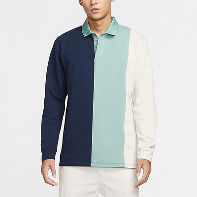 Nike/耐克正品2025秋季款男士运动拼接高尔夫POLO衫HM5652-451